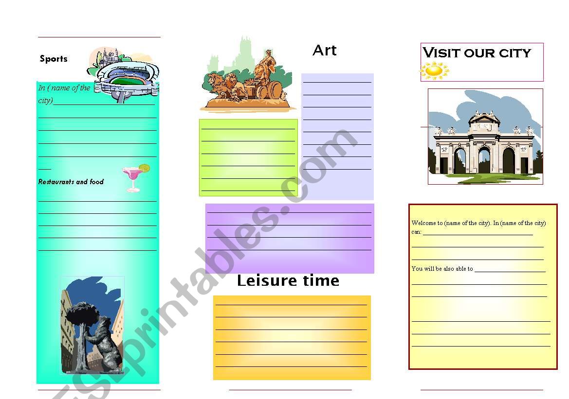Introduce your city... worksheet