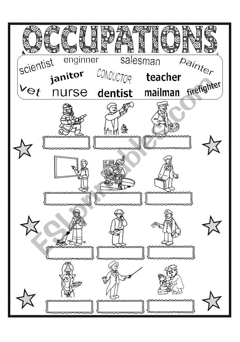 Occupations (2/2) worksheet