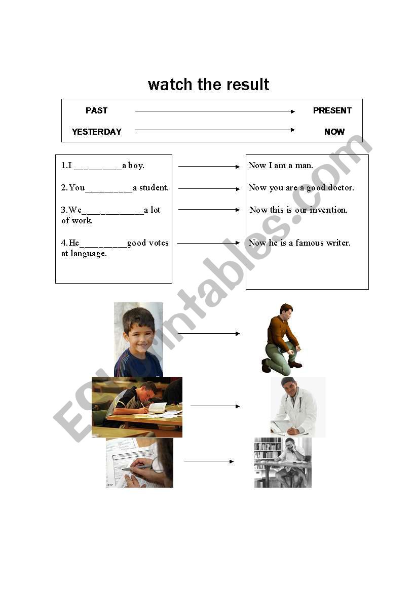 WATCH THE RESULT worksheet