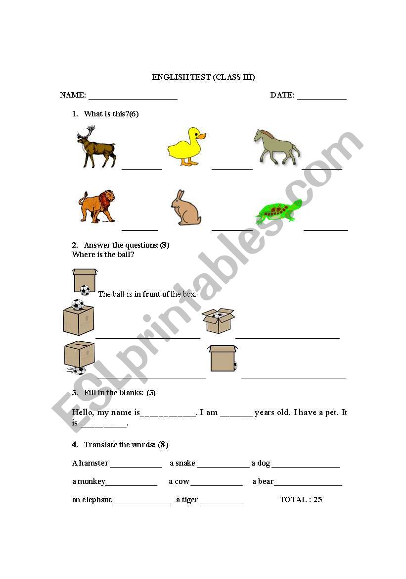 mixed exercise worksheet