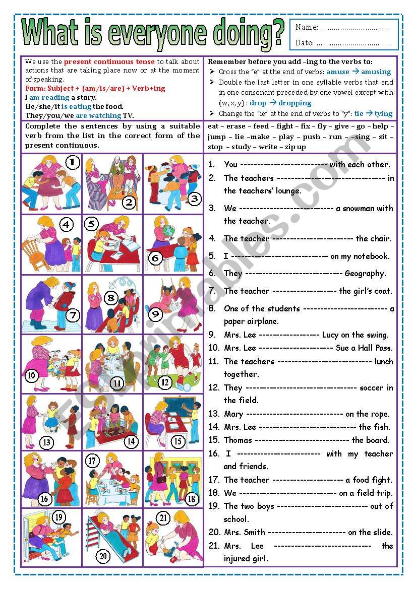 what-is-everyone-doing-esl-worksheet-by-missola