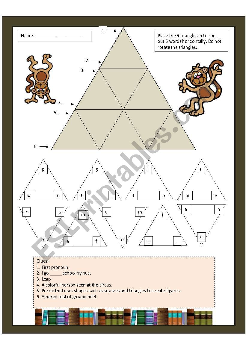 Word puzzle 2 worksheet