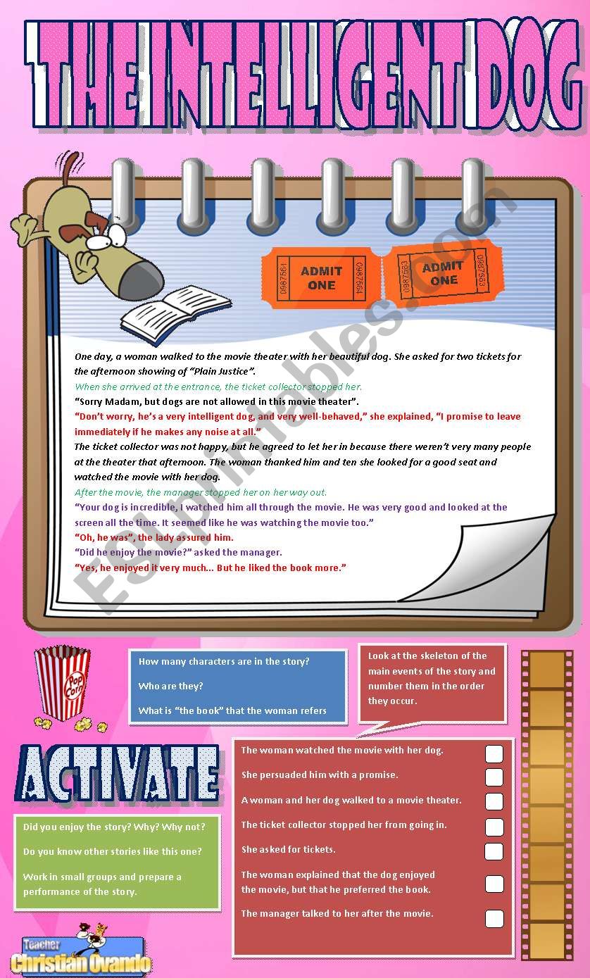 The Intelligent Dog (Past Events) Simple Past 