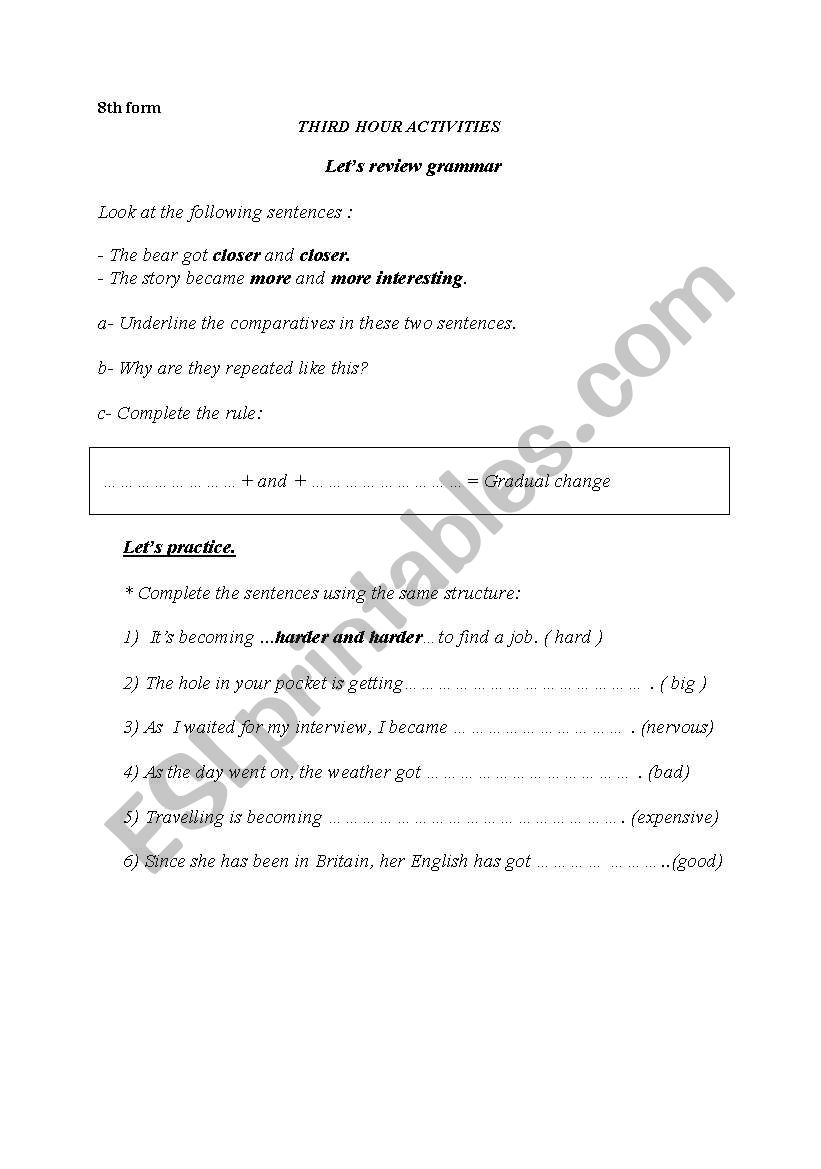 Comparative+ and+ comparative worksheet