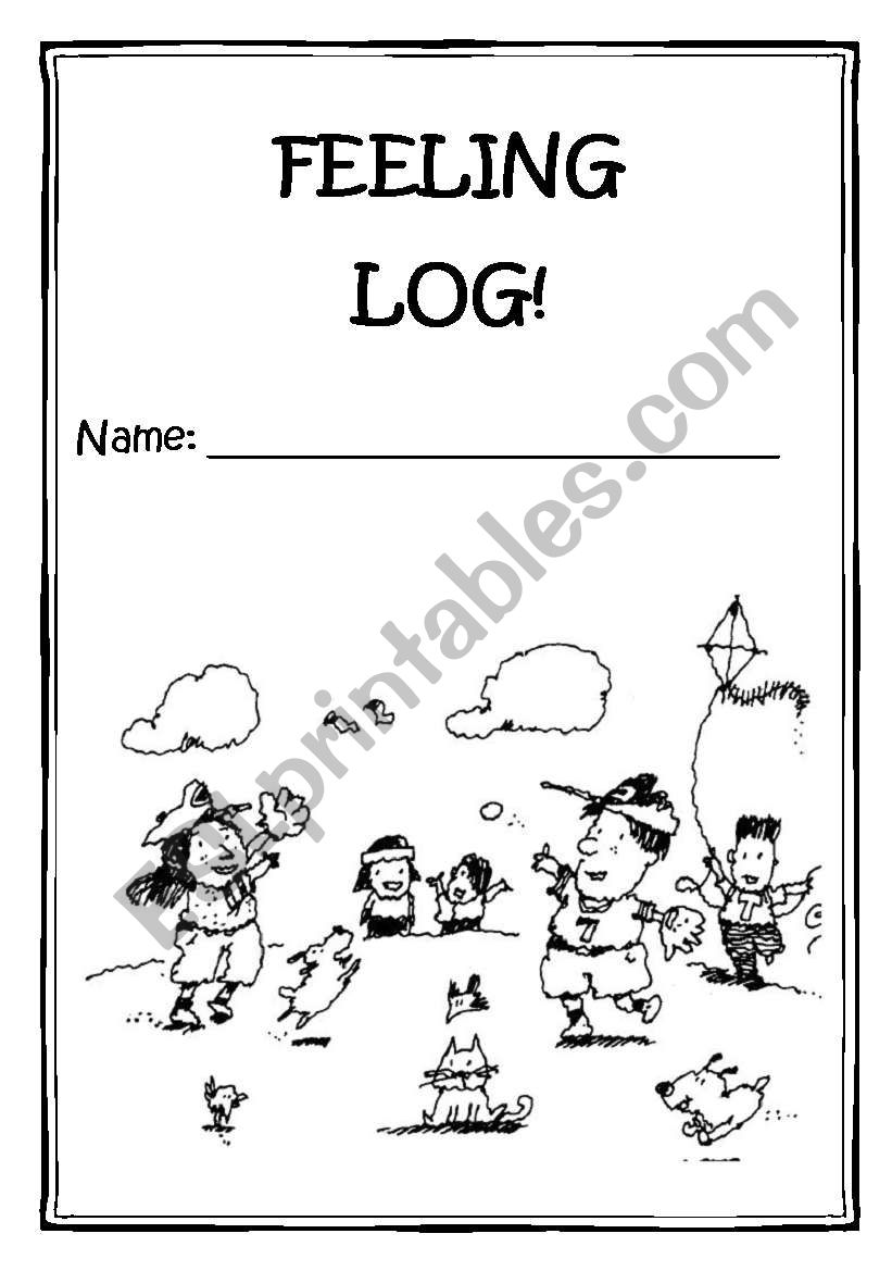 Feeling log!  worksheet