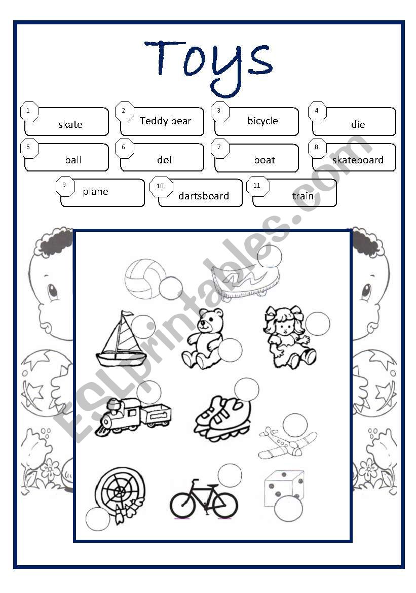 TOYS worksheet