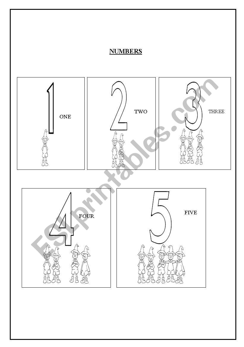 NUMBERS worksheet