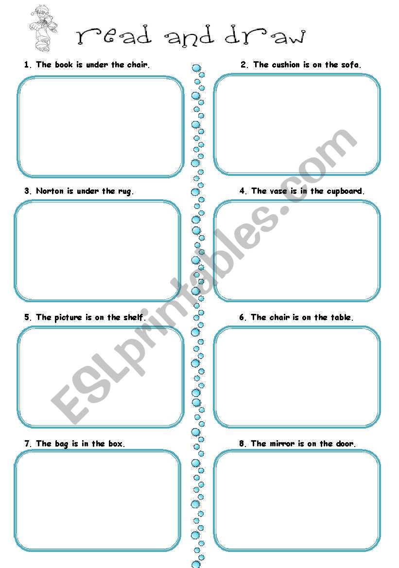 prepositions worksheet