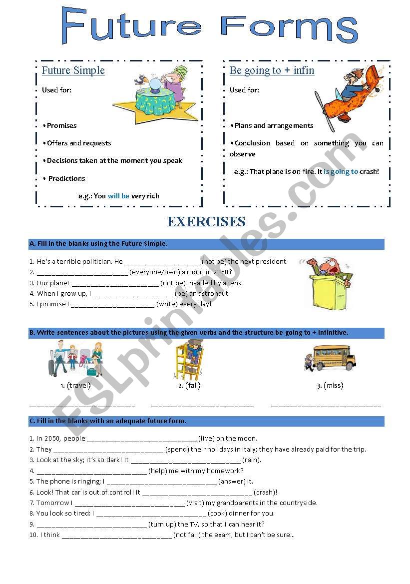 FUTURE FORMS worksheet