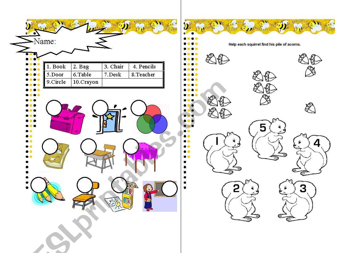 class objects worksheet