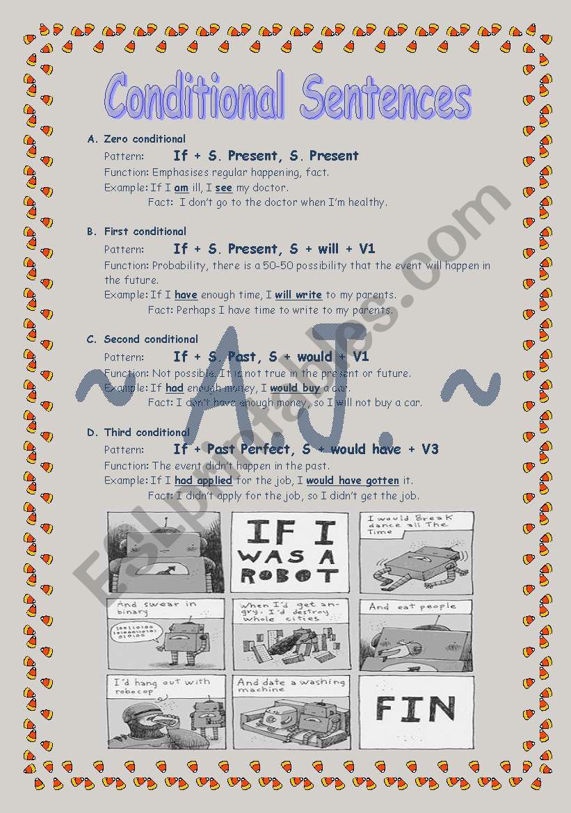 Conditional Sentences worksheet