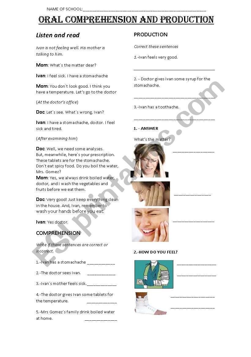 HOW DO YOU FEEL? worksheet