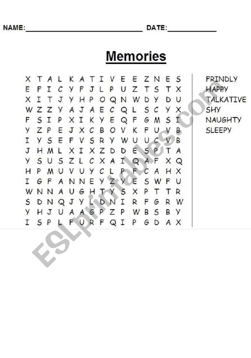 friends worksheet