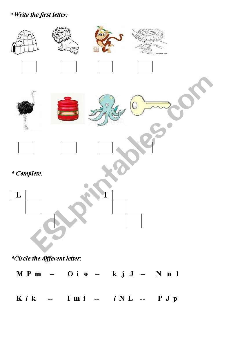 revision i : p worksheet