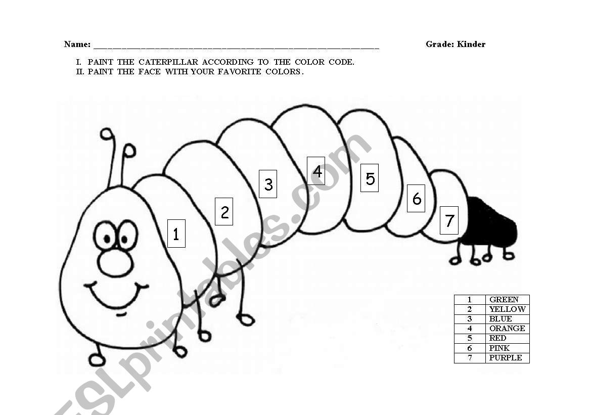 Coloring Activity worksheet