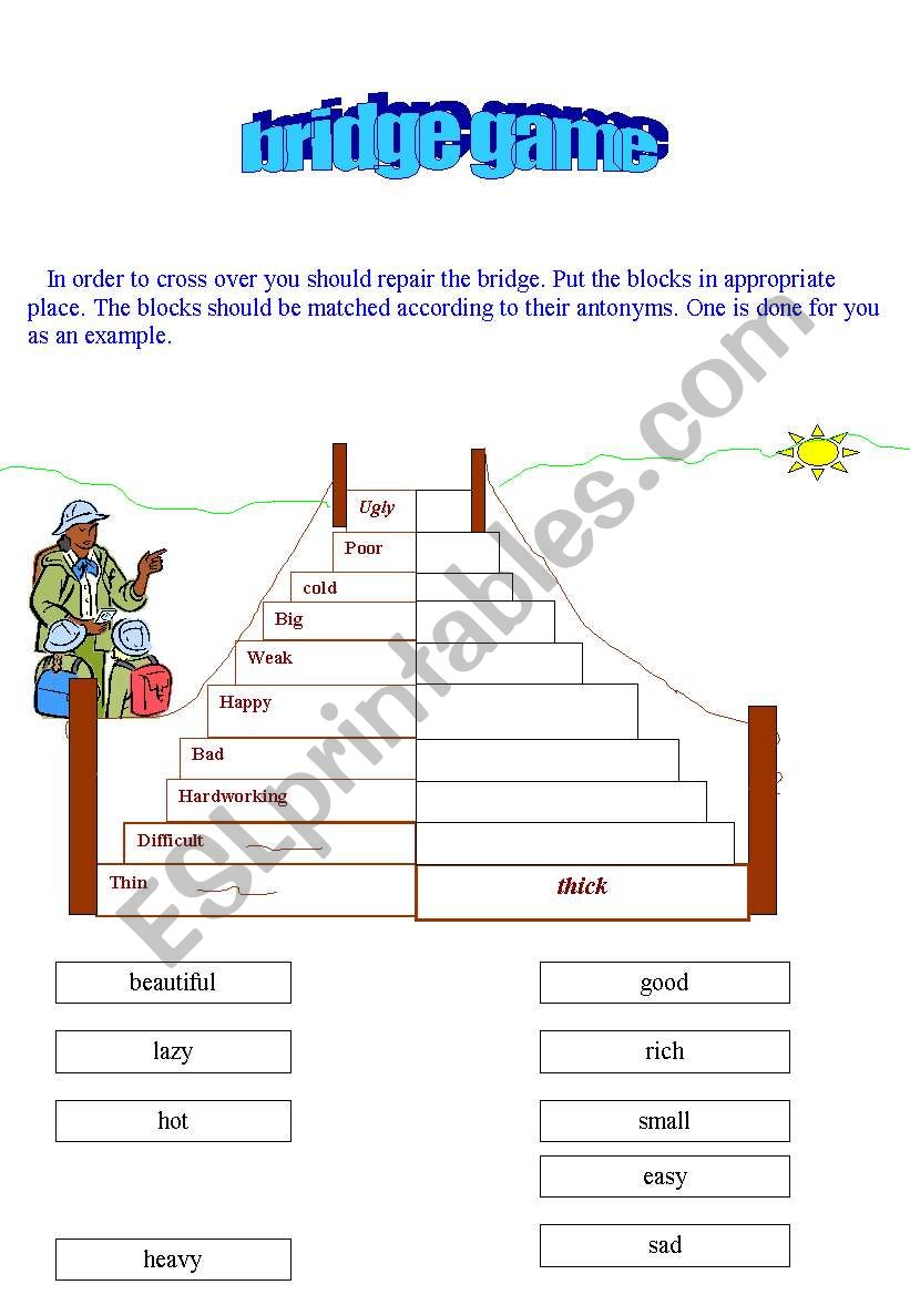 adjectives worksheet