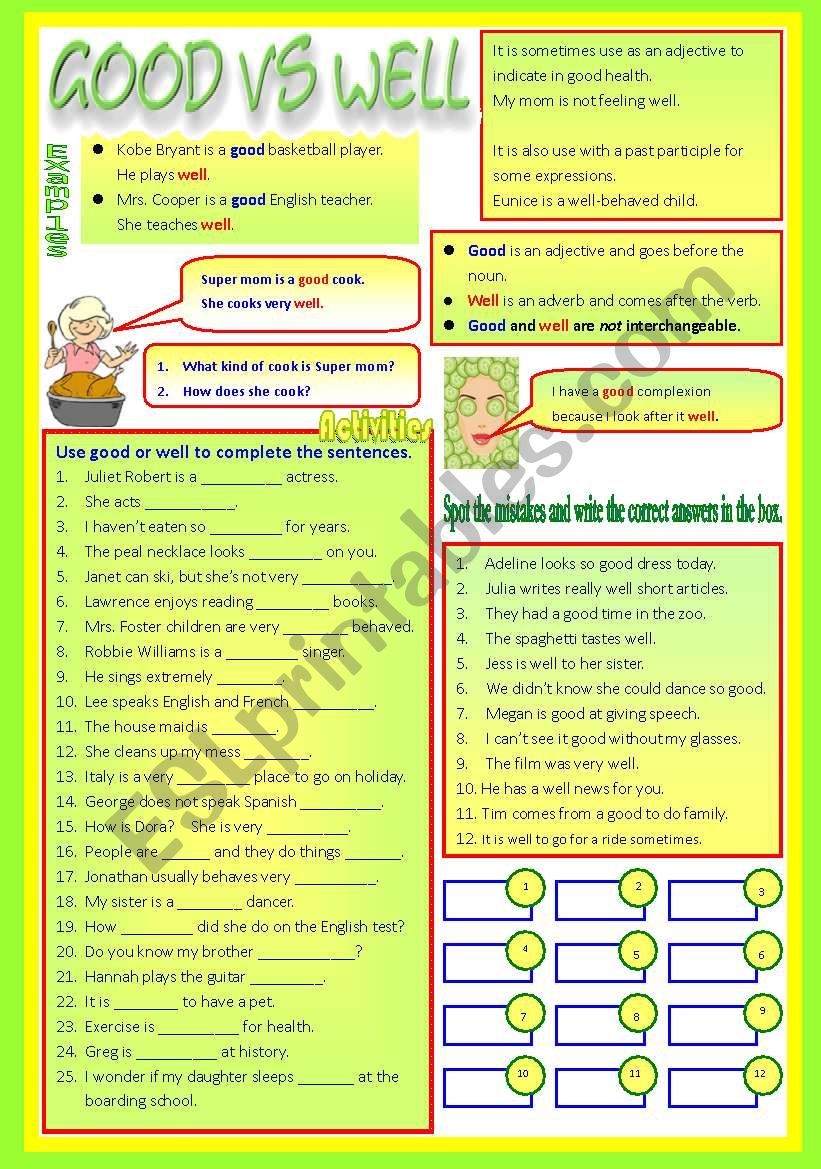 good-vs-well-adjective-vs-adverb-b-w-keys-esl-worksheet-by-shusu-euphe