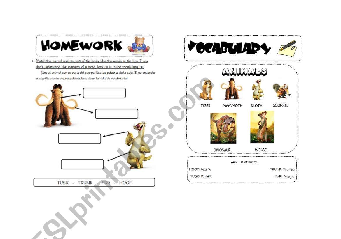 THE ICE 3 - PART 3 worksheet