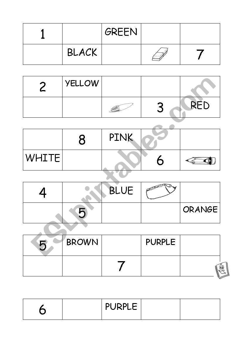 Bingo!!! worksheet