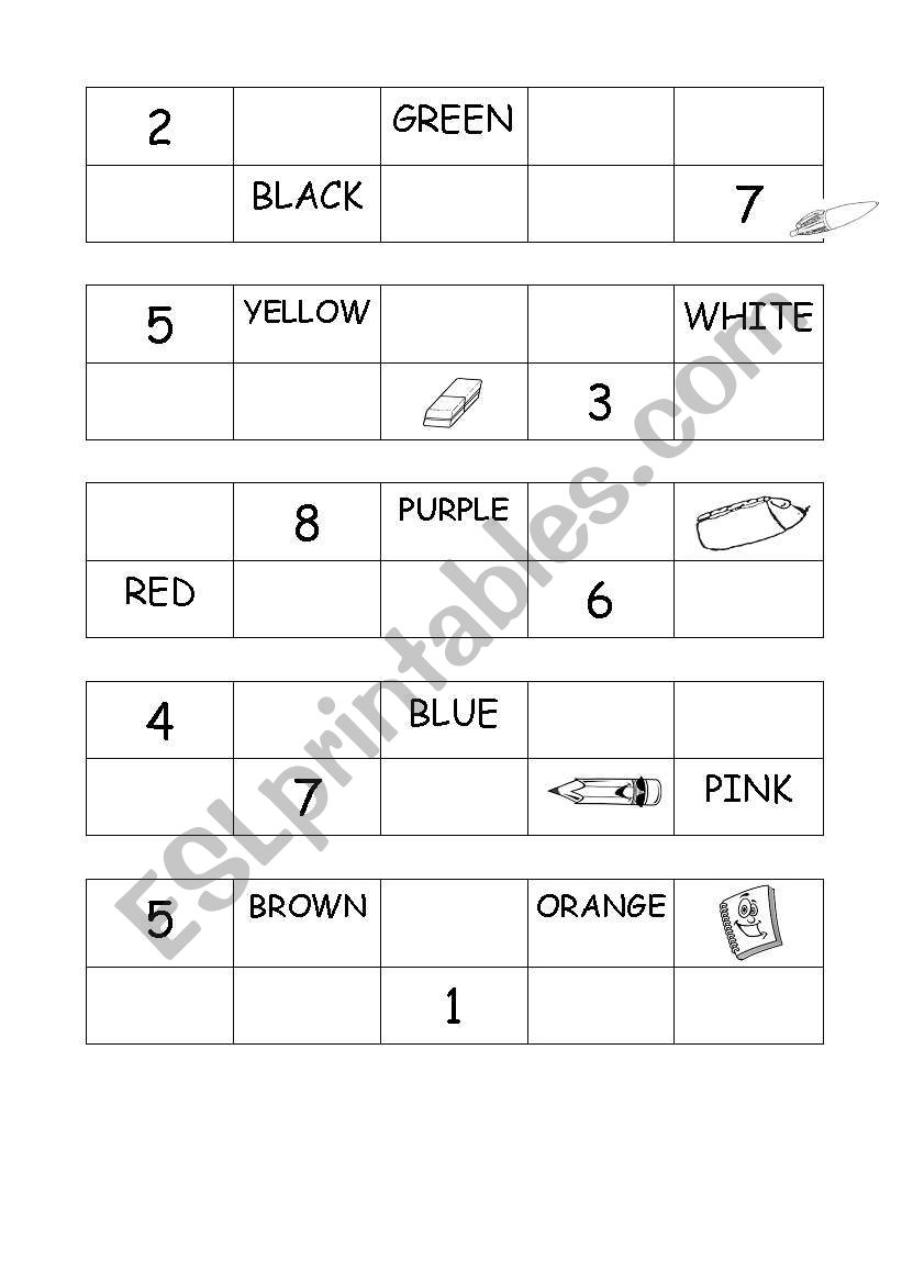 Bingo!! (part 2) worksheet