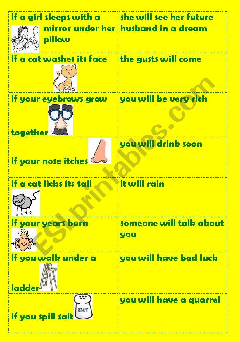 First Conditional  worksheet
