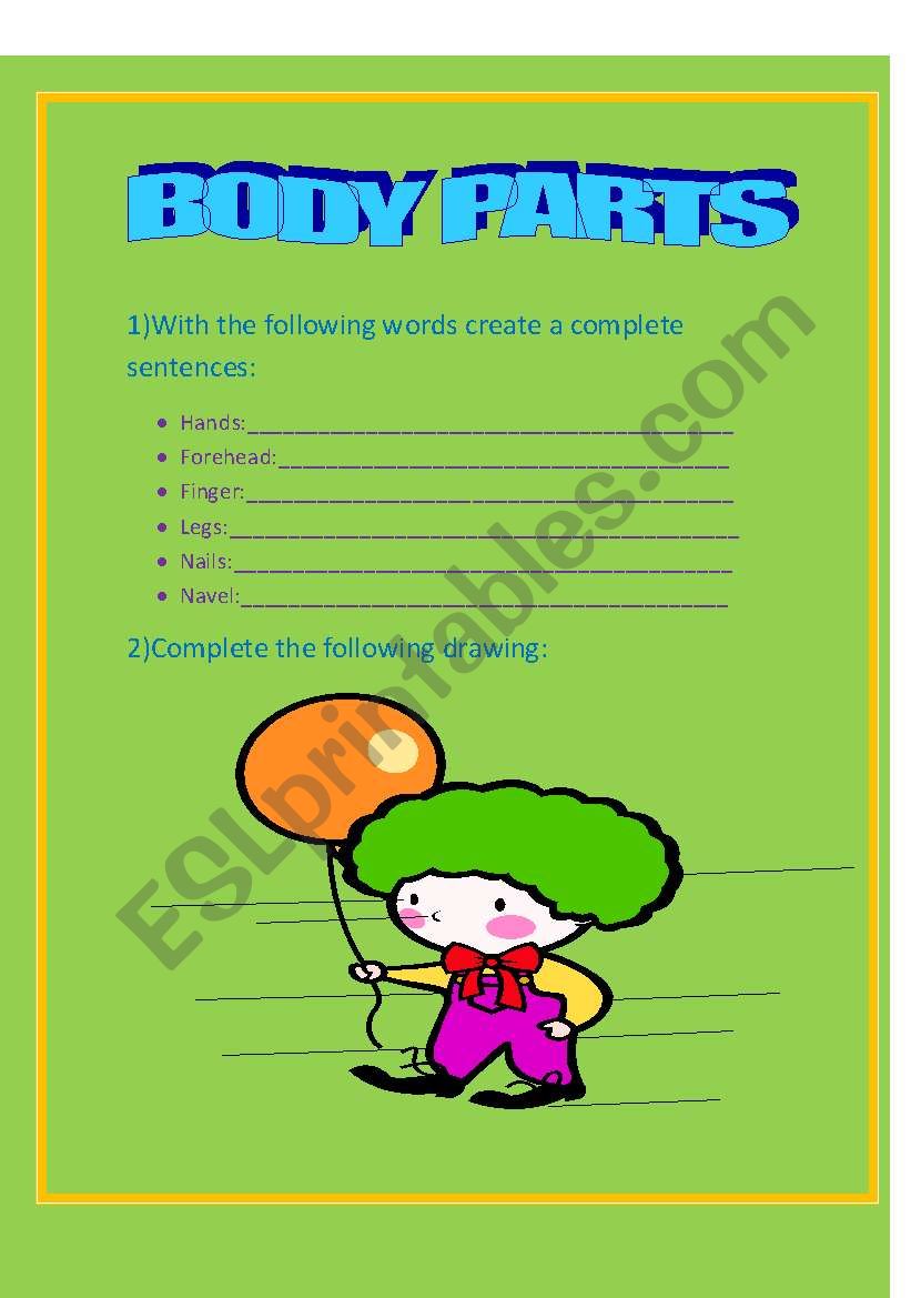 FIND FUN worksheet