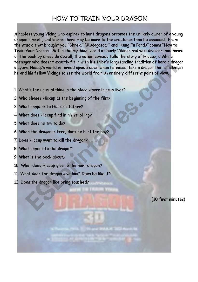 how to train your dragon session 1