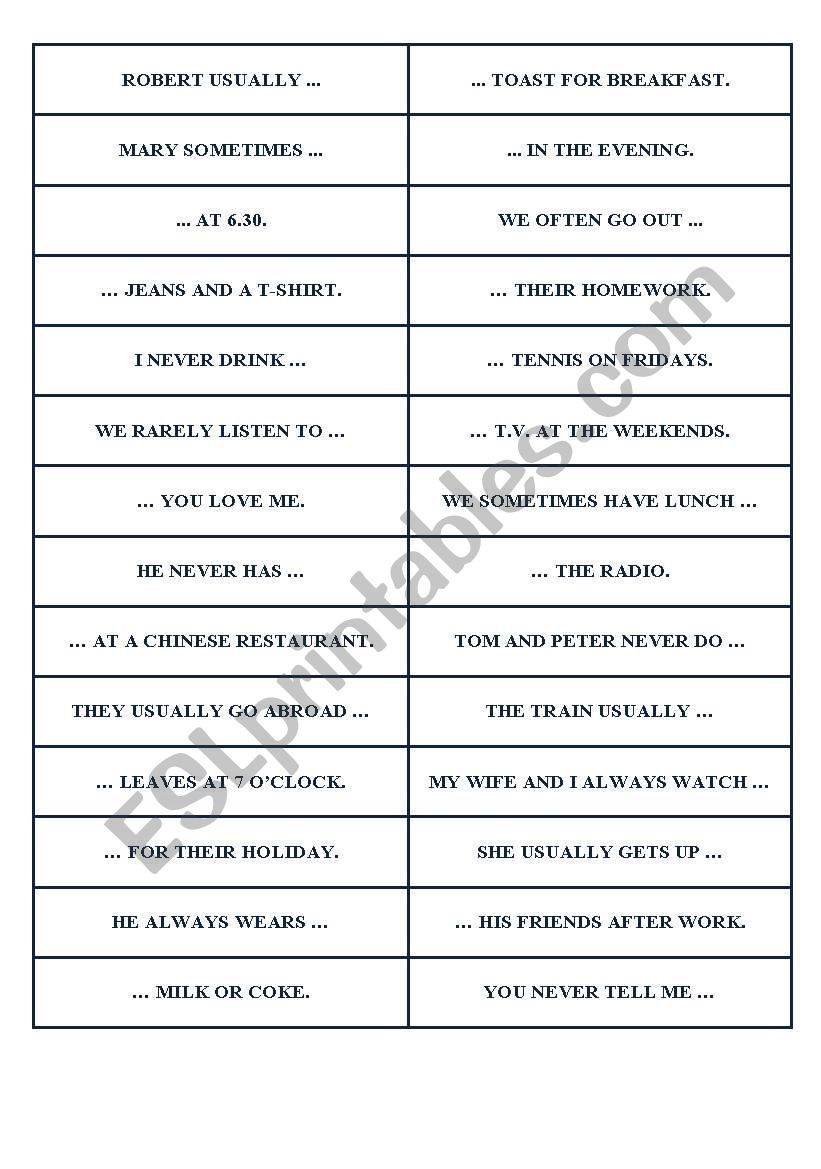 Adverbs of Frequency - How Often ?