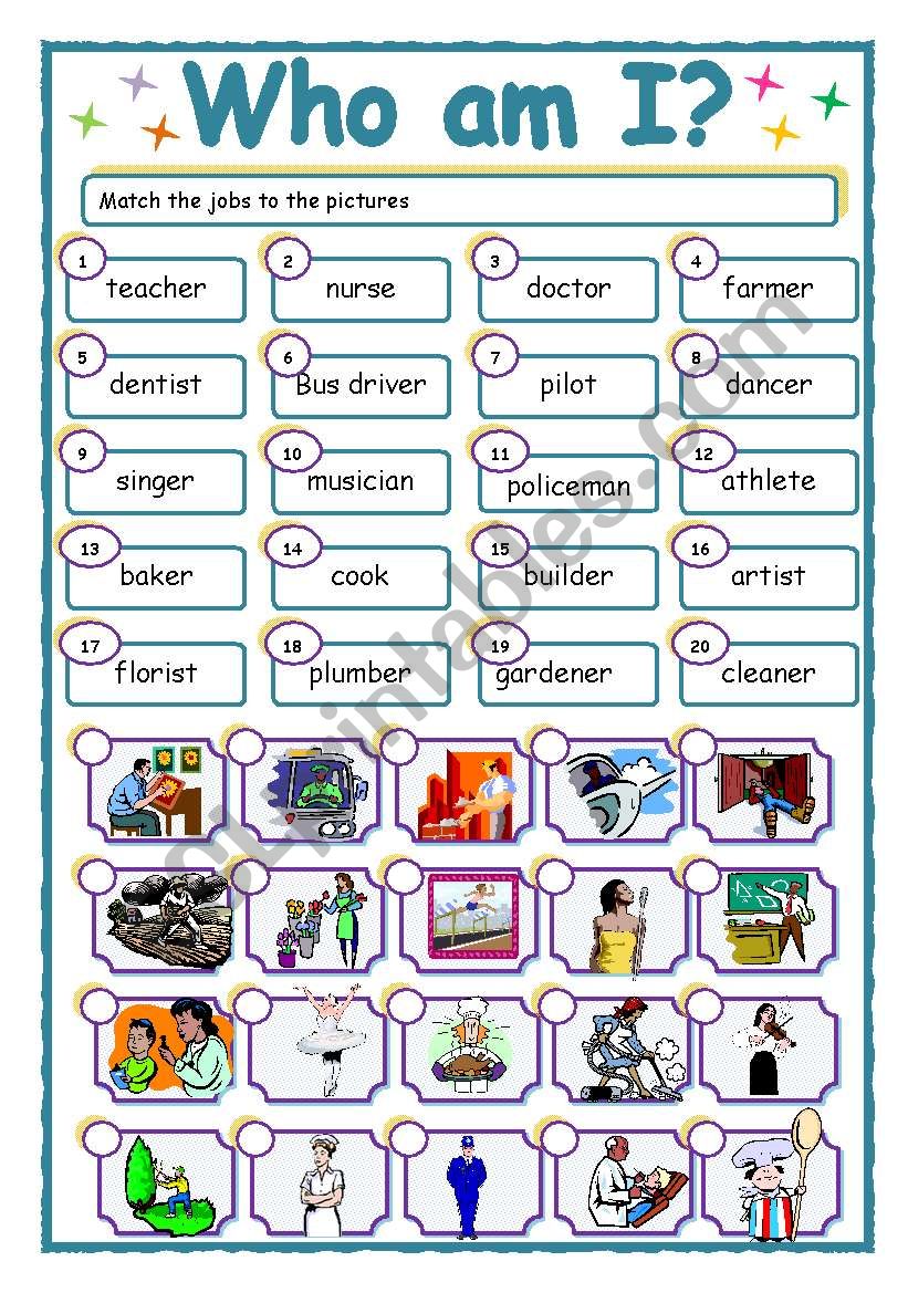 JOBS worksheet