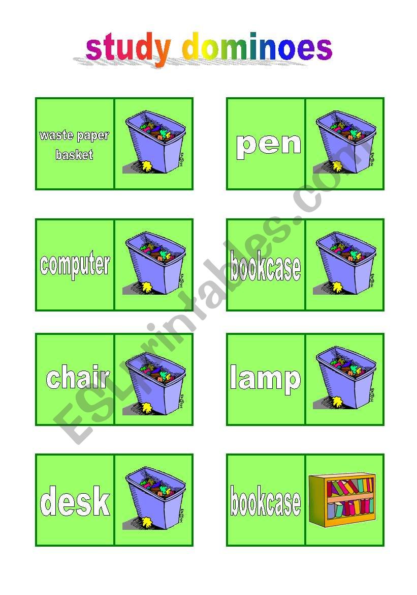 study dominoes (10.04.10) worksheet