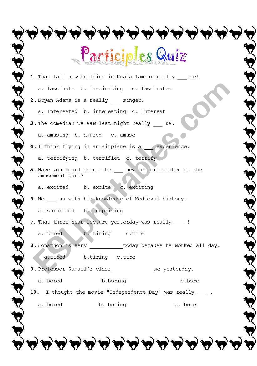 ed-ing-participles-esl-worksheet-by-bpksn