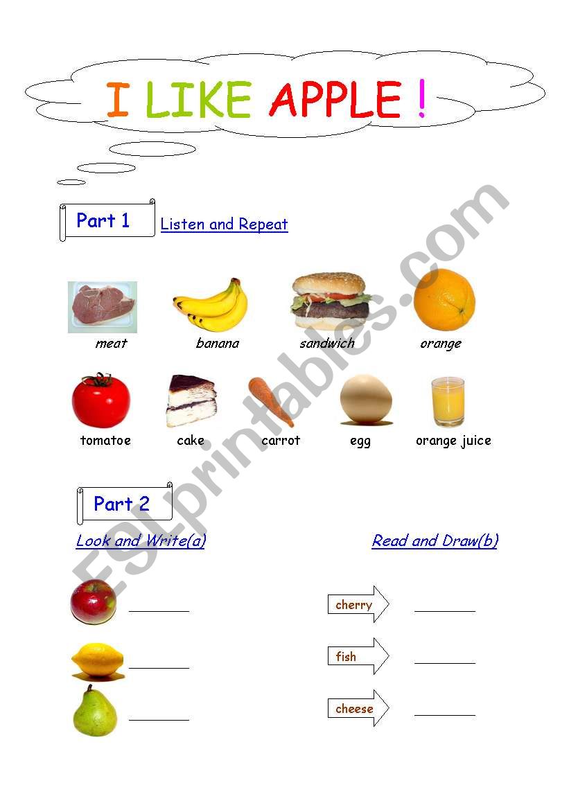 like_dislike worksheet