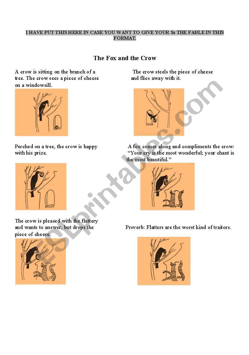 The fable-part2 worksheet