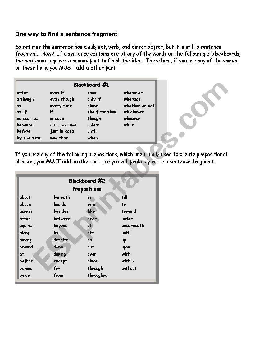 english-worksheets-identifying-sentence-fragments
