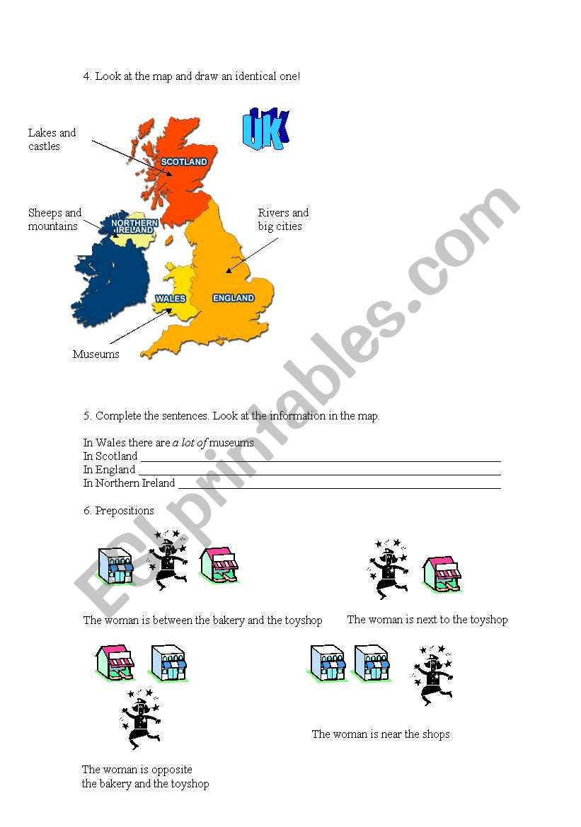 UK  worksheet