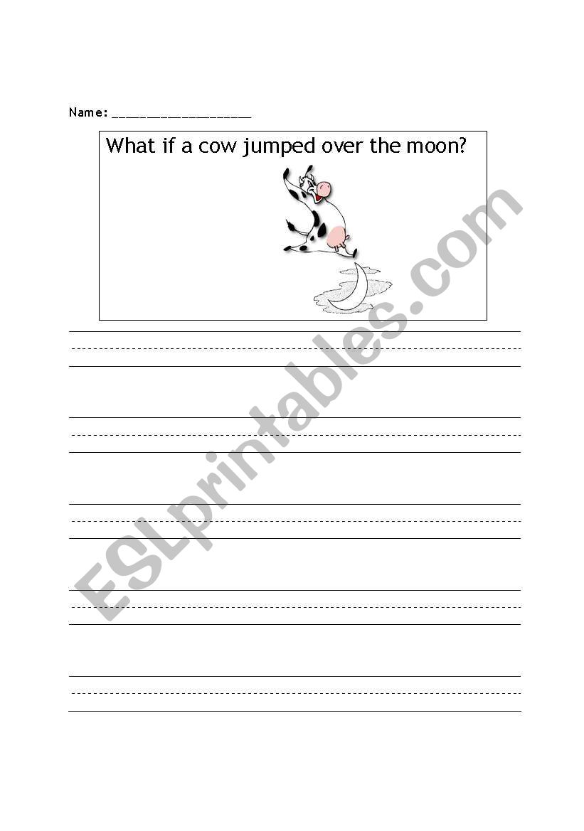 Writing Prompt Template worksheet