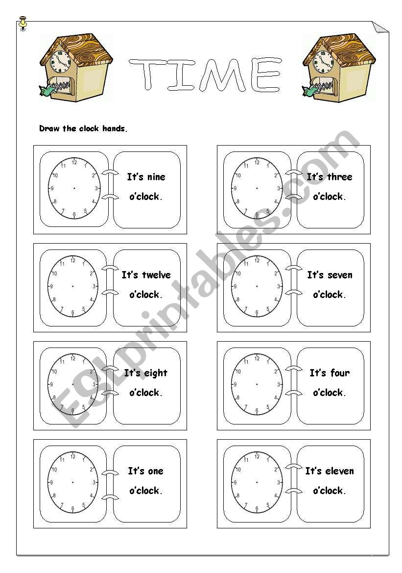 TIME worksheet