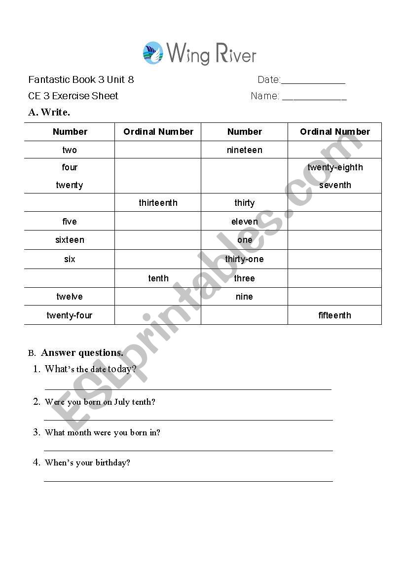 Cardinal number v.s Ordinal number