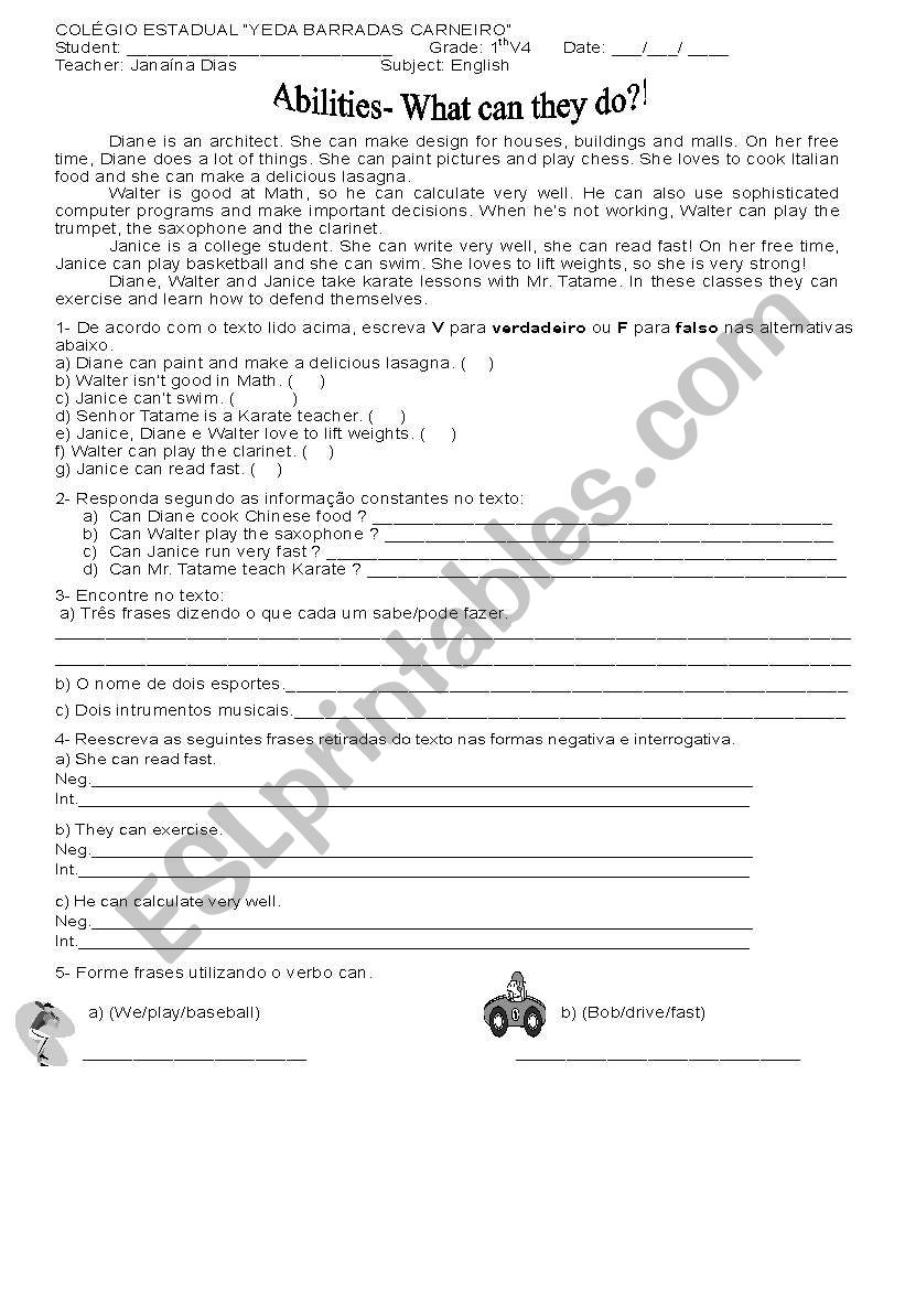 Simple Evaluation worksheet