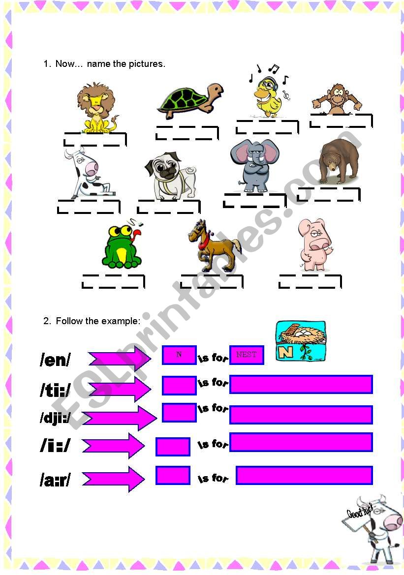 EVALUATION TEST worksheet