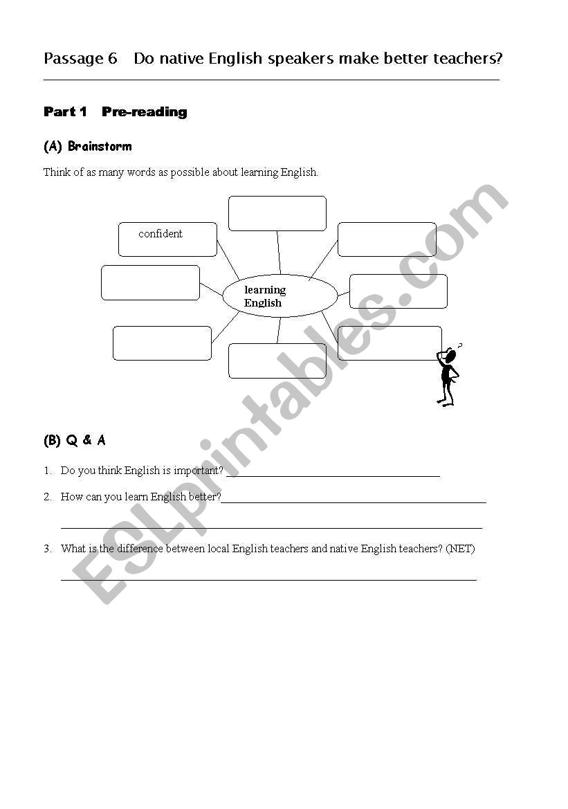 reading and writing worksheet 6