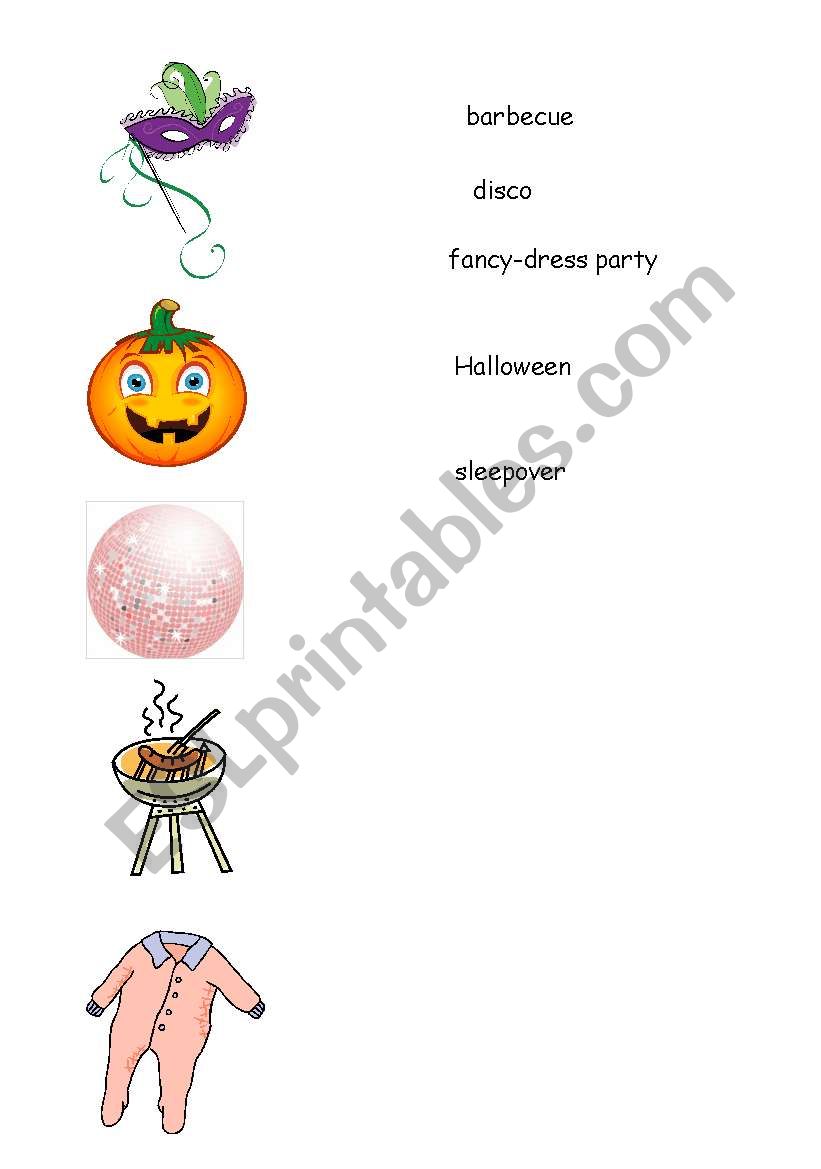 Party worksheet