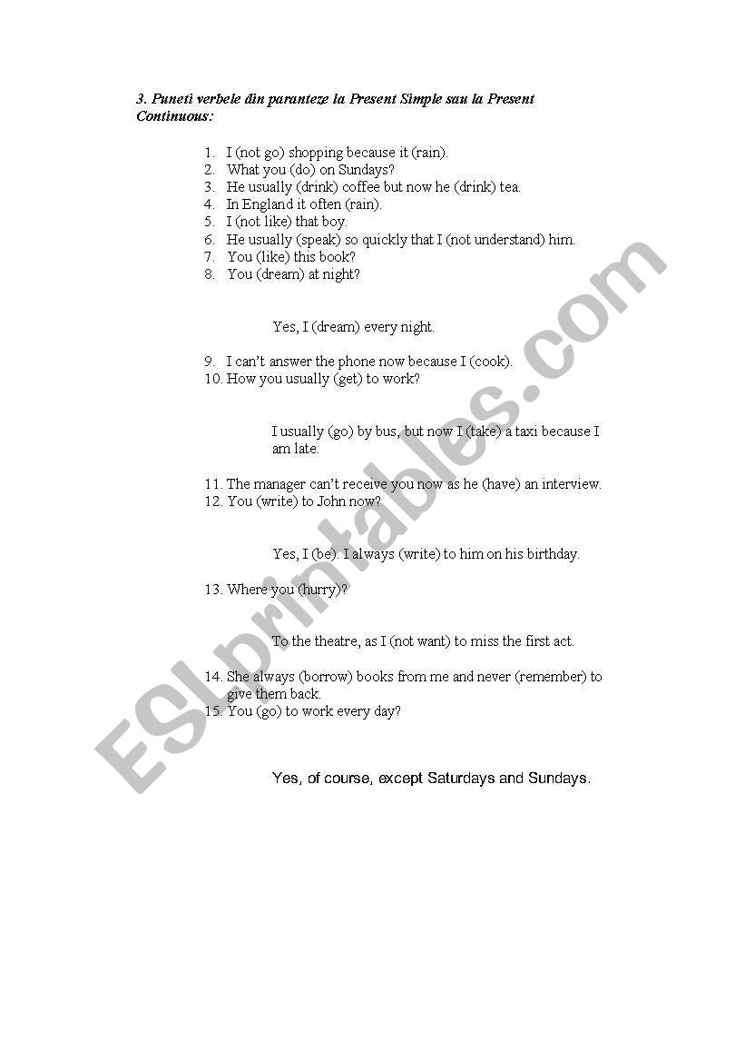 Human Body worksheet