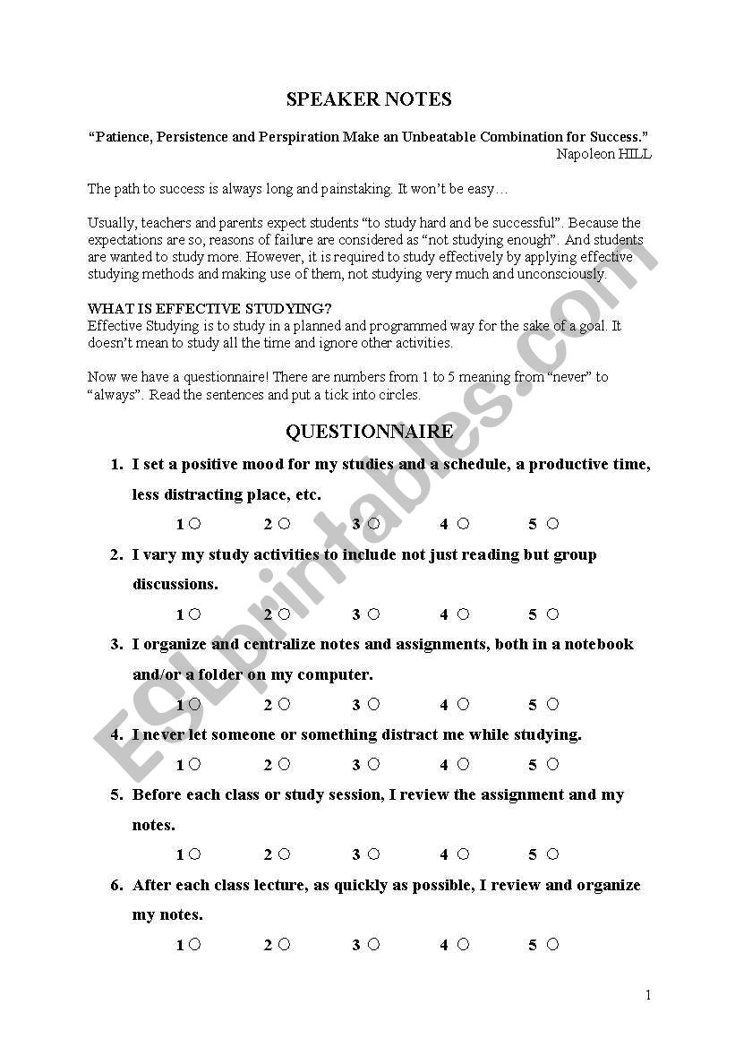 Effective Studying Strategies (advanced) Effective Studying Strategies (advanced)