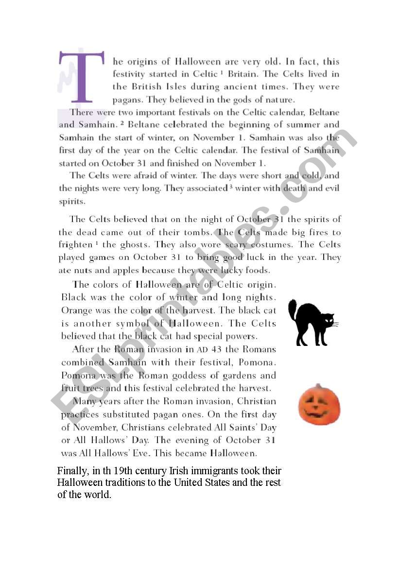 Halloween! worksheet