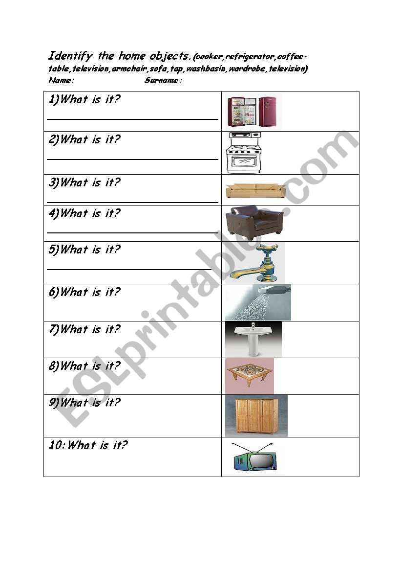 Home  worksheet