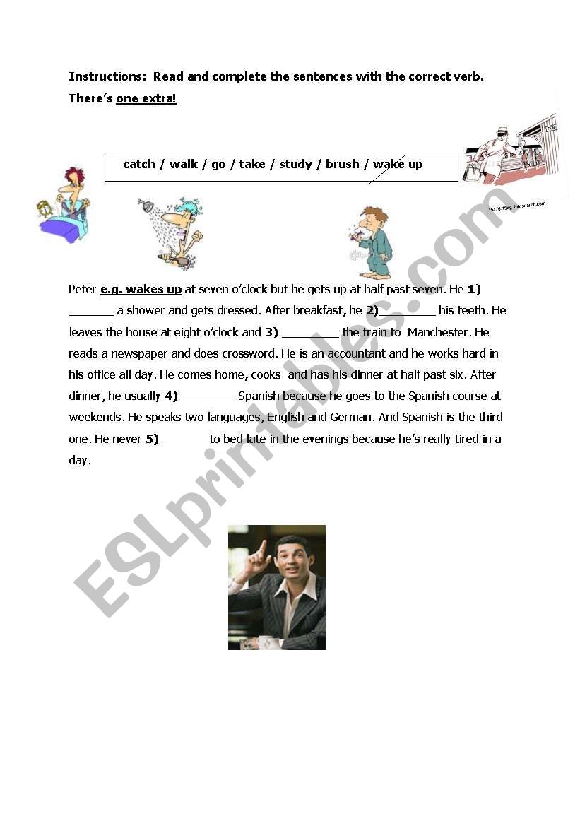 the present simple worksheet