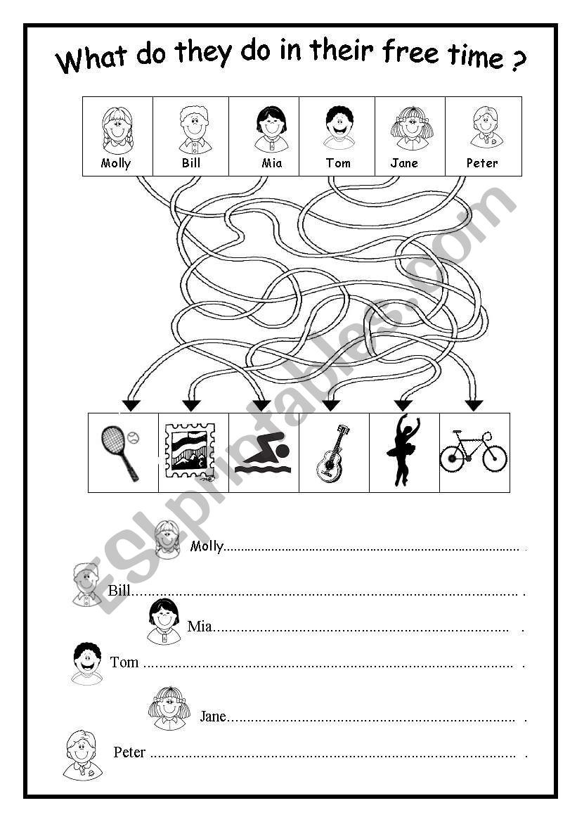 FREE TIME worksheet