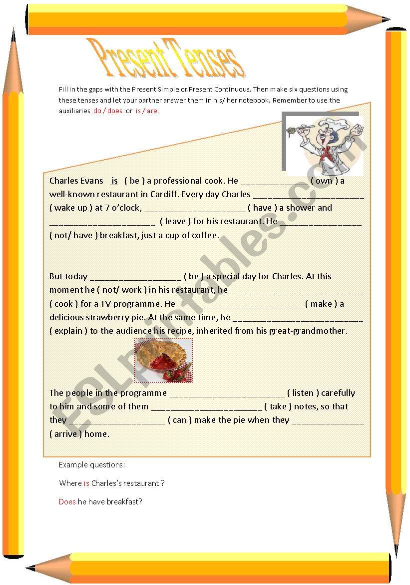 Tenses 1: Present Simple vs Continuous