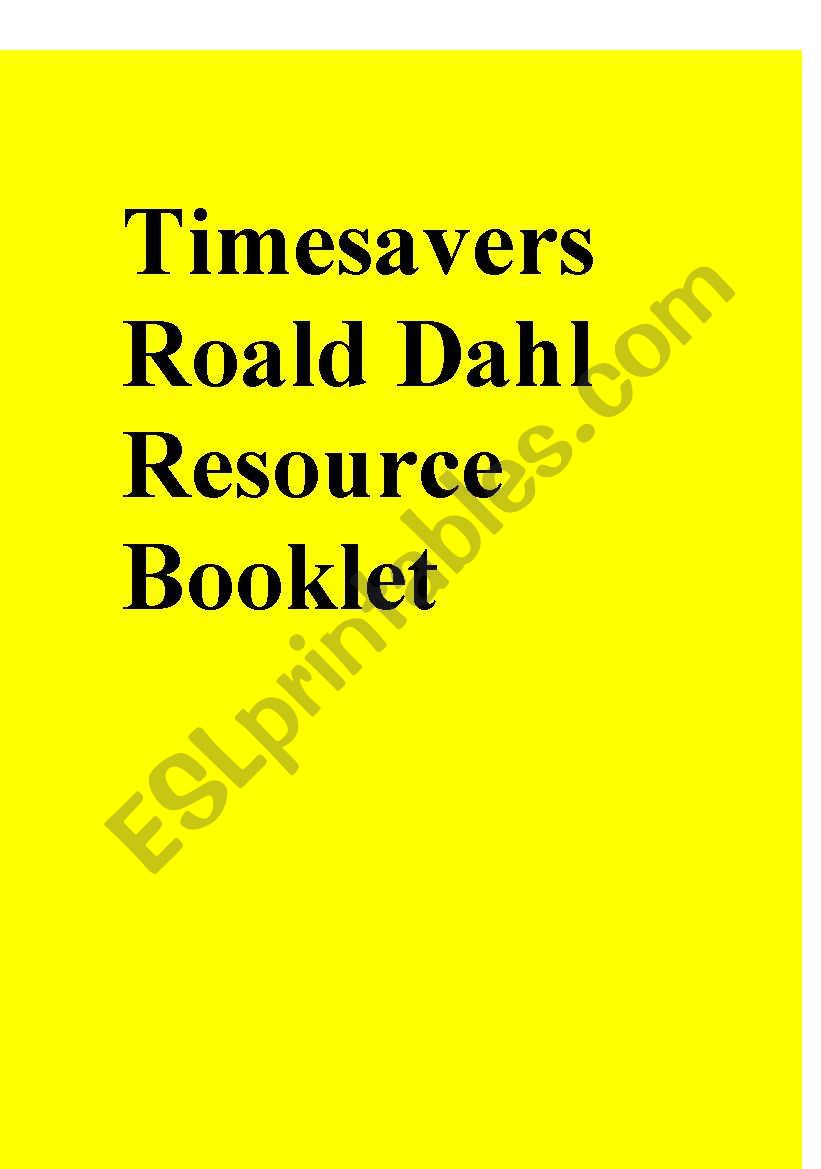 Timesavers Roald Dahl Resource Booklet